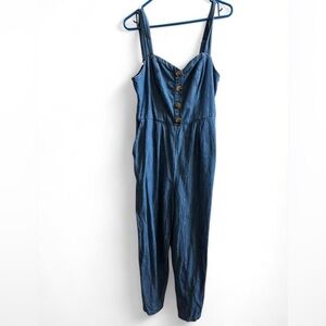 Old Navy Blue Denim Jumpsuit